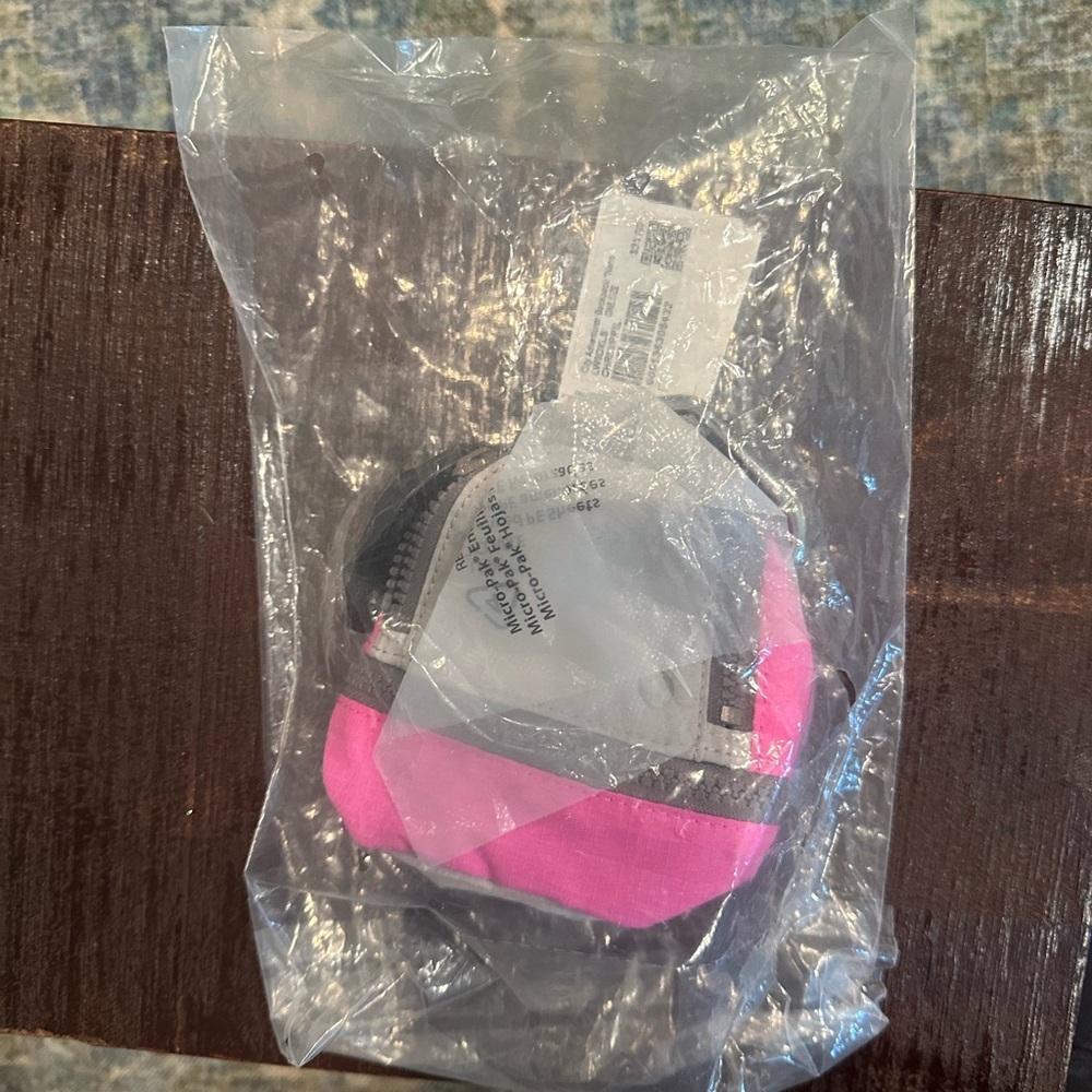 Pink, Gray, and Black Nano Backpack